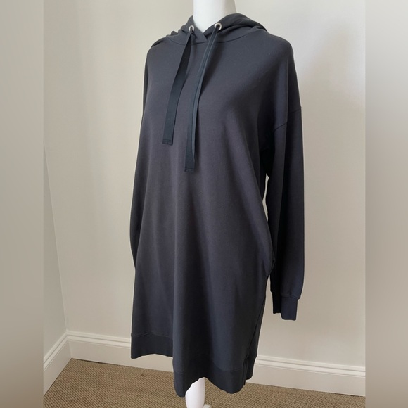 The Drop Women's Iona Long-Sleeve Hooded Mini Sweatshirt Dress - Size M - Picture 4 of 16